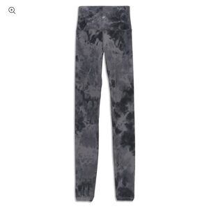 Black/Grey lululemon diamond dye 28” align size 6